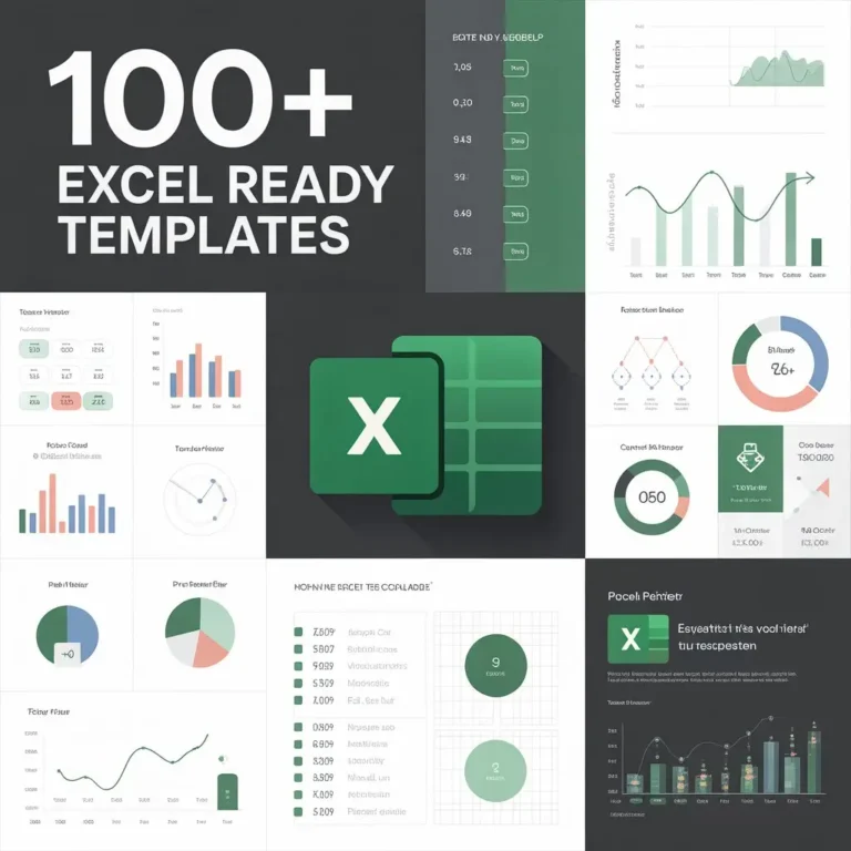1000+ Excel Ready Template and 30 + Video Tutorials